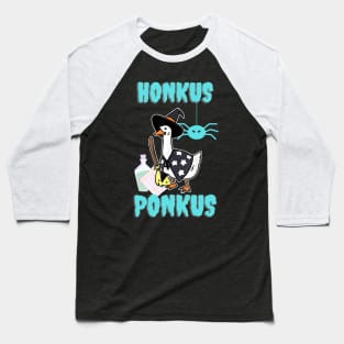 Honkus Ponkus | Honkus Ponkus Duck | Halloween Baseball T-Shirt